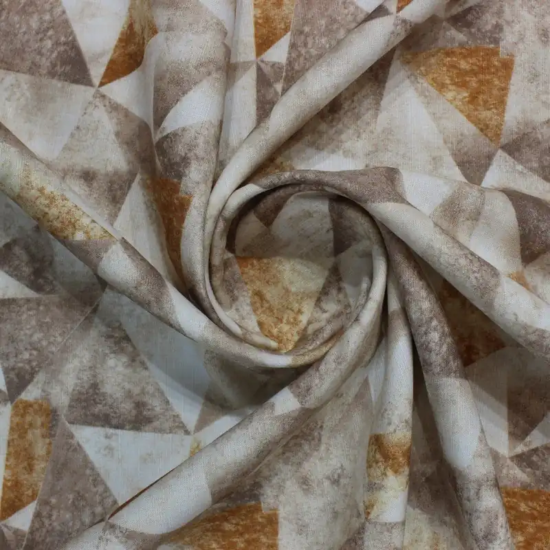 Rust and white marble print (RT-1075) - 1 MTR