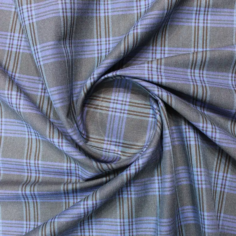 Navy blue check (RT-1035) - 1 MTR