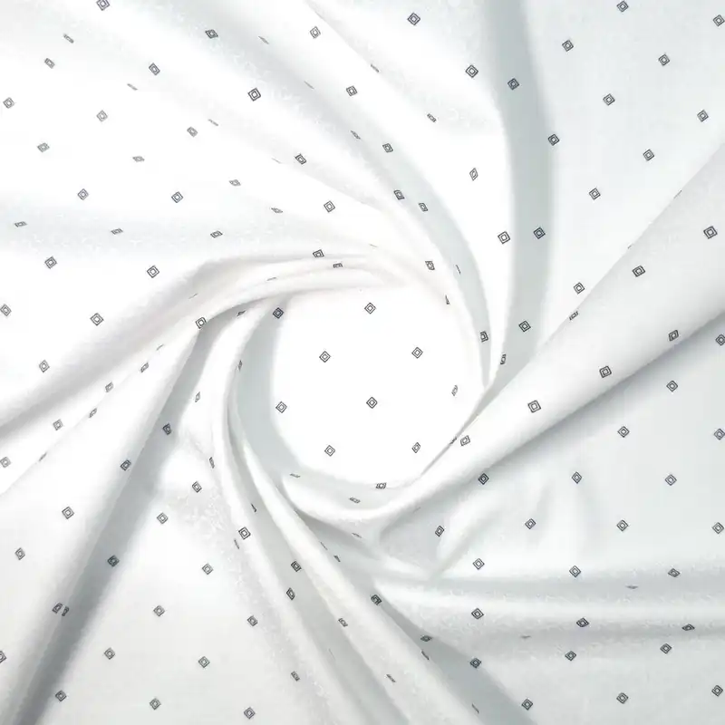 White and black star print (RT-1340) - 1 MTR